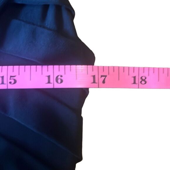 Cache Y2K Vintage Black Beaded Bodycon Pleated Cocktail Mini Dress Sz 8 Party - Picture 9 of 12